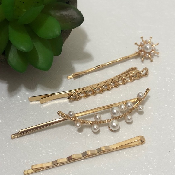 Accessories Decorative Hair Pins With Pearls Poshmark